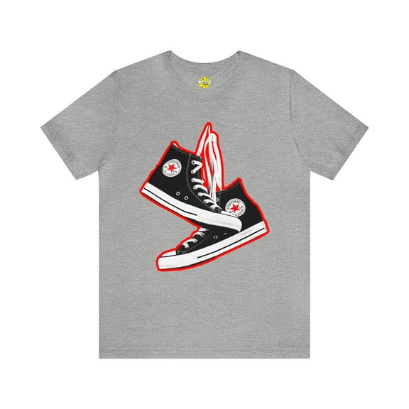 Black Sneakers TShirt - 90s Sneakers Shirt - Converse All Stars