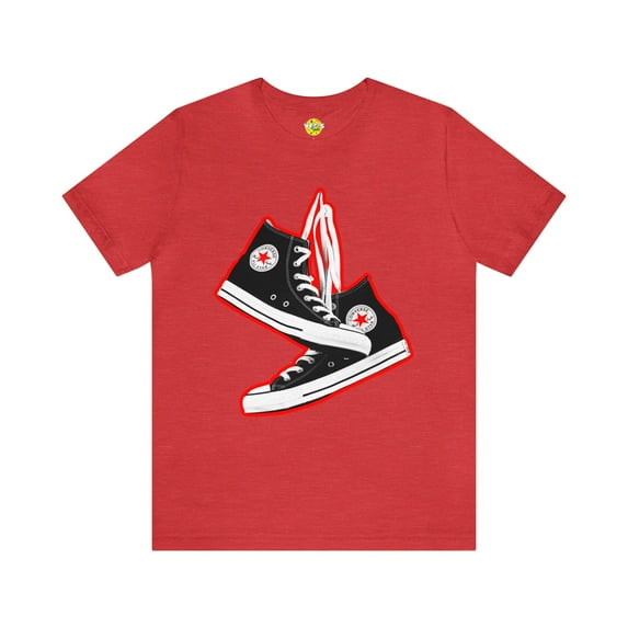 Black Sneakers TShirt - 90s Sneakers Shirt - Converse All Stars
