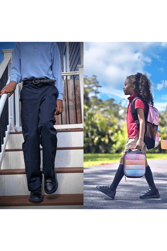 Boys Black School Shoes - Casual & Formal Dress Shoes for Toddler, Little Kid, and Big Kid Size 3 Youth