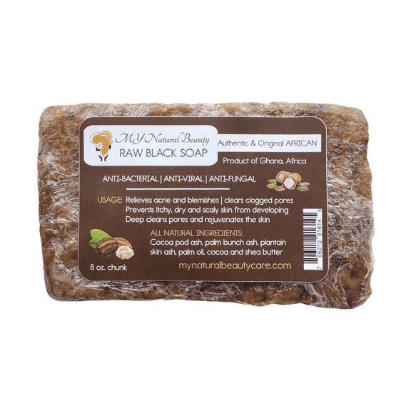 Black Soap - 8 oz. Block (RAW) UNCUT