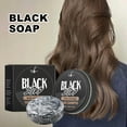 thumbnail image 1 of Black Soap Bar Shampoo, Gray Hair Reverse Bar Soap, Fast Natural Darkening Shampoo Soap, Deep Clean & Nourish the Scalp, Black Soap for Gray Hair Coverage, 1 of 8