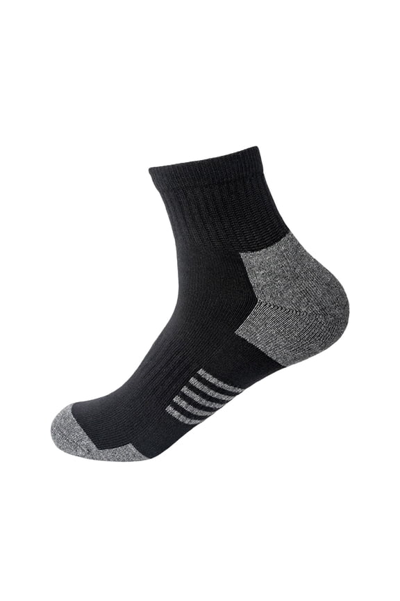 Black Socks Mid Tube Breathable Combed For Men And Women Deodorizing Sports Casual Comfortable All Seasons Nylon Spandex One Size Fits All Black