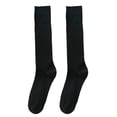 thumbnail image 1 of Black Socks for Womens Long Socks Pure Color Socks Heap Heap Socks, 1 of 4