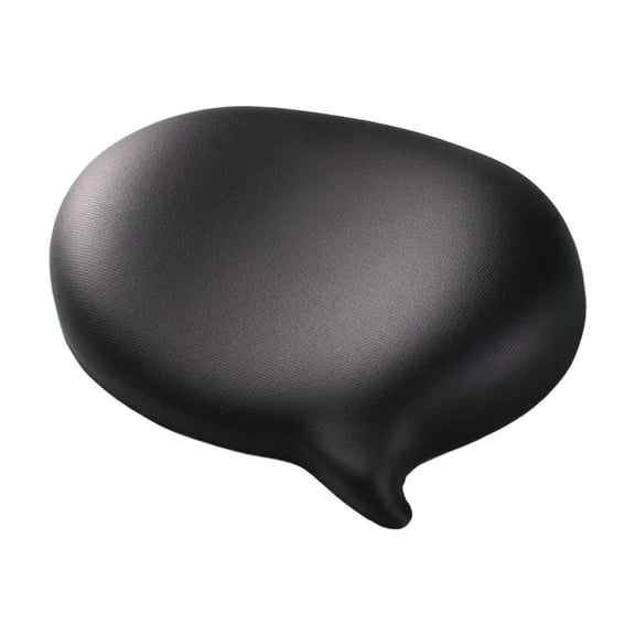 Black Soft Rubber Mouse Wrist Support, Ergonomic Pad For Comfort & Pain Relief, Non-Slip Base & Easy Clean, Protects Wrist During Long Computer Use