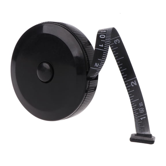 MOMOJIA Mini Soft Tape Measure 1.5m/60inch for Measuring Clothes Table Height Double Side Retractable Tool Wear-resistant
