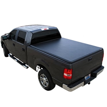 Motor-1 Soft Tri-Fold Tonneau Cover – For Ford F250/F350 Short Bed 6.5Ft, 1999-2016, Fleetside, Matte Black