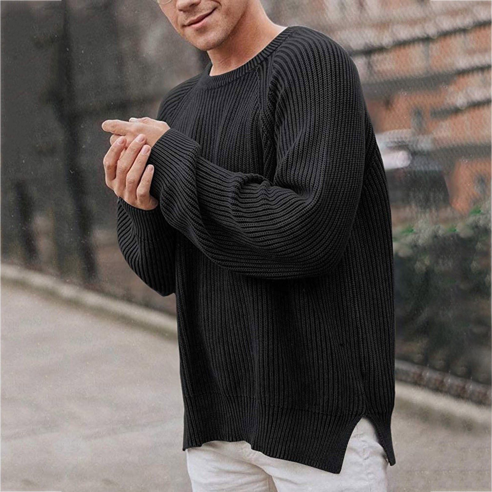 Crew neck cardigan clearance mens