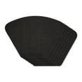 thumbnail image 1 of Black Solid Wedge Table Placemat (Set of 6), 1 of 3
