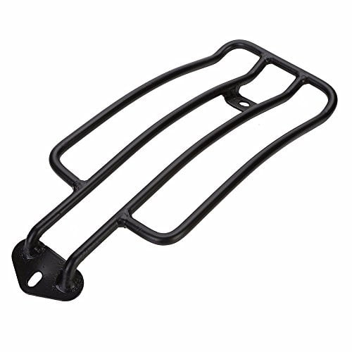 Black Solo Luggage Carrier Fender Rack for Sportster 1985-2003 Triumph America 1985-2011