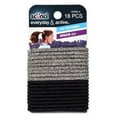 thumbnail image 1 of Black/Space Dye Everyday & Active No Damage Elastics 18 Count (Pack of 24), 1 of 1