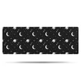 thumbnail image 1 of Black Space Moon Planet Pattern Bathroom Rugs Mat,Non Slip Microfiber Bathroom Rug,Rubber Backing,Soft Bathroom Mats for Bathroom Floor,Tub and Shower,47x17in(120x43cm), 1 of 5