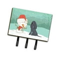 thumbnail image 1 of Black Spaniel Snowman Christmas Leash or Key Holder, 1 of 1