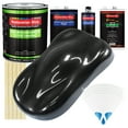 thumbnail image 1 of Black Sparkle Metallic Gallon Low VOC URETHANE BASECOAT CLEARCOAT Auto Paint Kit, 1 of 6