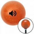 thumbnail image 1 of Black Speaker on Mid Volume Orange Metal Flake Shift Knob with M16 x 1.5 Insert Brody, 1 of 1