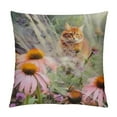 thumbnail image 1 of Black Sphere with White Lacey Art Pillow Case, 1 of 5