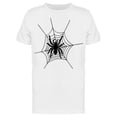 thumbnail image 1 of Black Spider Building Web Tee Men's -Image by Shutterstock, 1 of 2