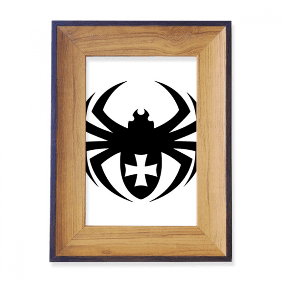 Black Spider Illustration Insect Pattern Photo Frame Exhibition Display Art Desktop Painting