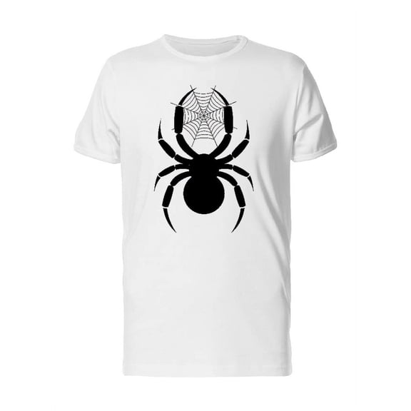 Black Spider With Web Tee Men's -Image by Shutterstock