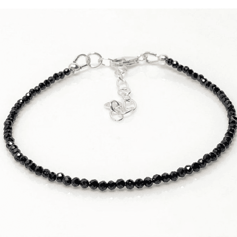 LKBEADS Garnet unisex in calcedonio Rondelle shape Faceted cut link