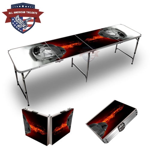 Black Sports Cars 8ft Tailgate Tables