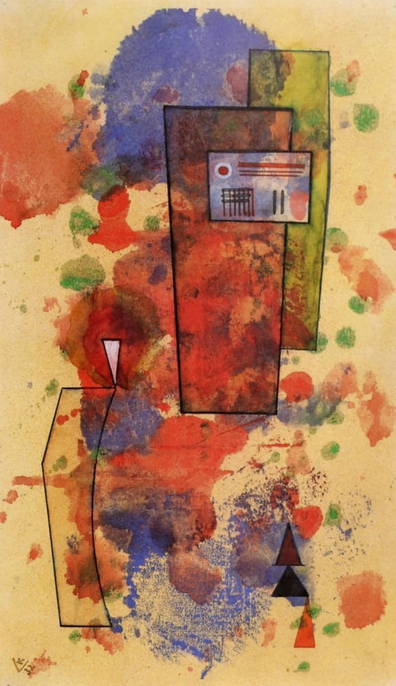 Black Spot 1932 Canvas Art - Wassily Kandinsky (24 x 36)