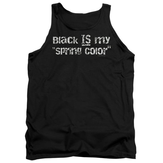 - Black Spring Color - Tank Top - Large