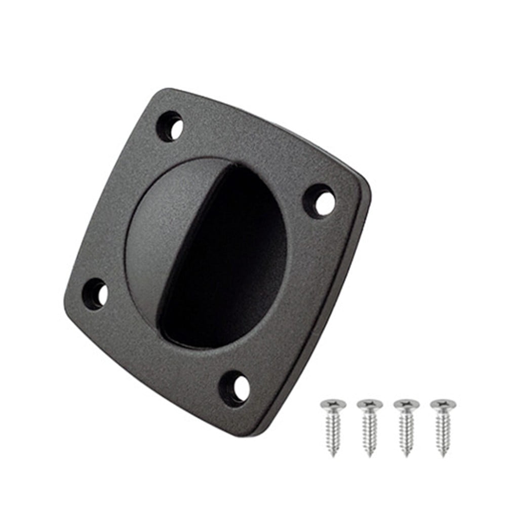 Black Square Flush Mount Pull Boat Hatch Door Compartment
