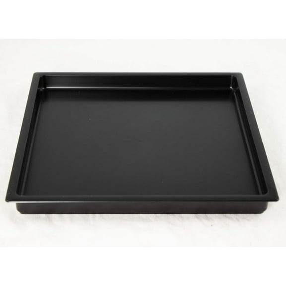 Black Square Plastic Humidity/Drip Trays for Bonsai Tree & House Indoor Plants - Outside Dimensions: 7.5"x 7.5"x 0.75" (7.5 BK SQU)