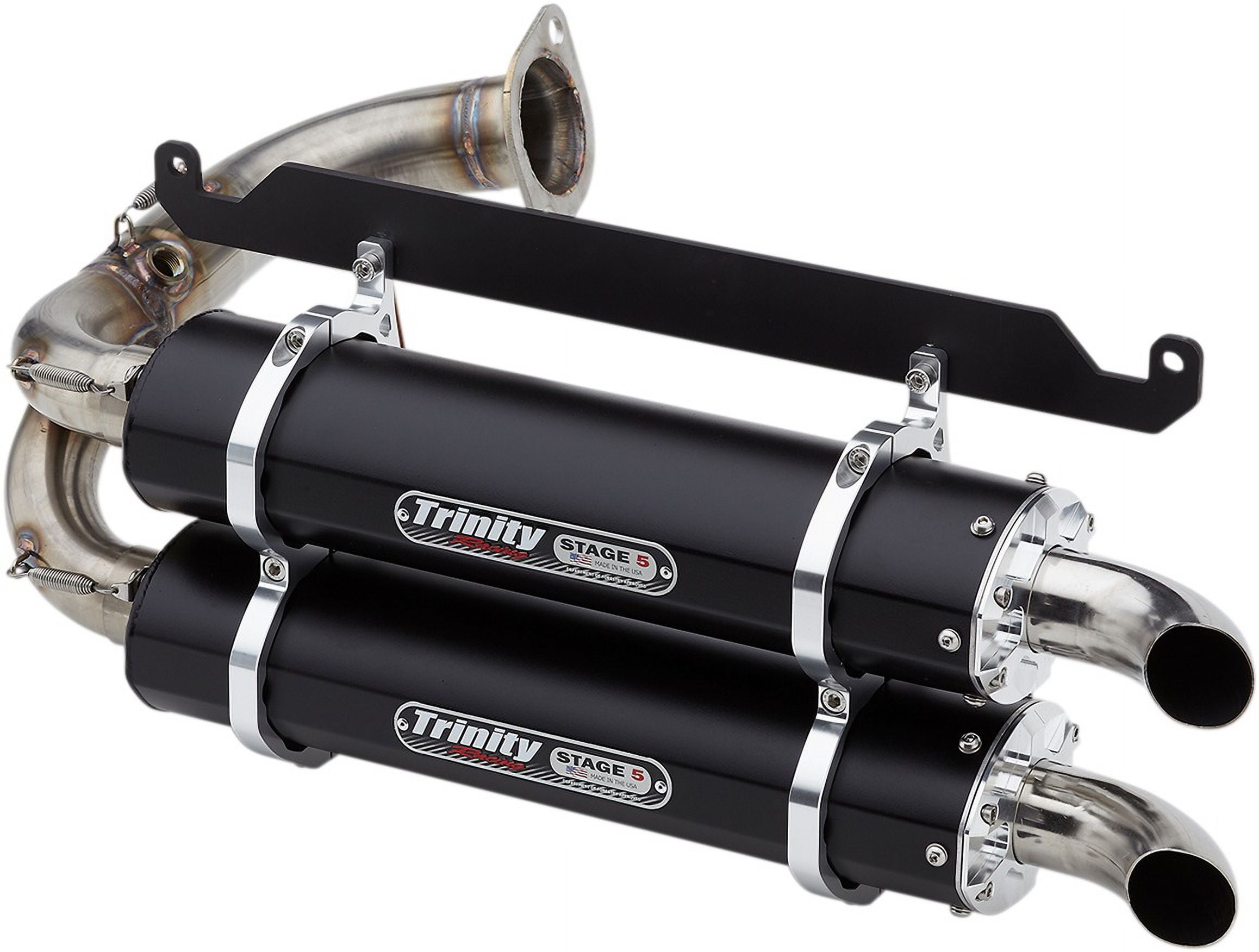 Black Stage 5 Dual SlipOn Mufflers