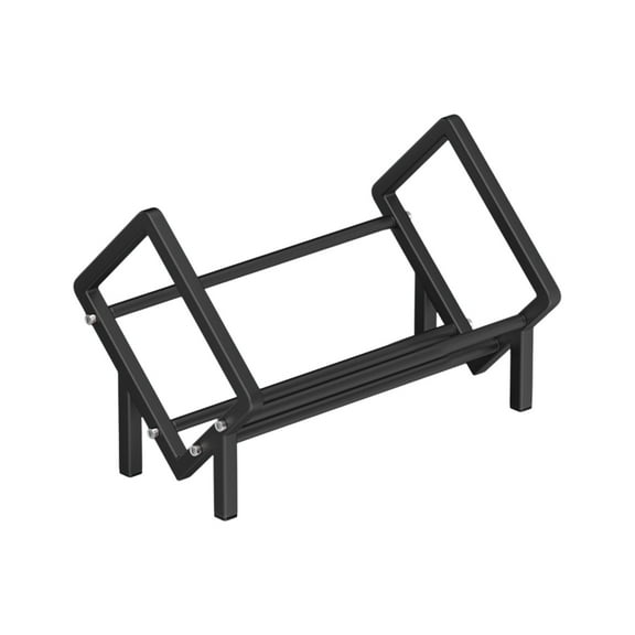 Black Stainless Steel Desktop Bookshelf 30X28Cm Metal Storage Rack For Office Files Books And Study Supplies With Durable Construction Black A