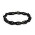 thumbnail image 1 of Black Stainless Steel Link Bracelet, 1 of 1