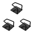 thumbnail image 1 of Black Stainless Steel Wall Hooks, 3 Pack Adhesive Sponge Holder for Kitchen, Rustproof No-Drilling Caddy for Dishcloth Scrub, 1 of 5