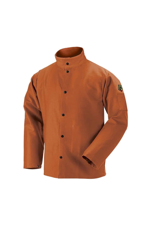 FB2-30C TruGuard 200 FR Cotton Welding Jacket, Brown, Large