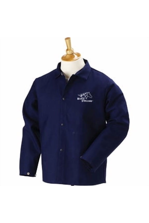 FN9-30C TruGuard 200 FR Cotton Welding Jacket, Navy, X-Large