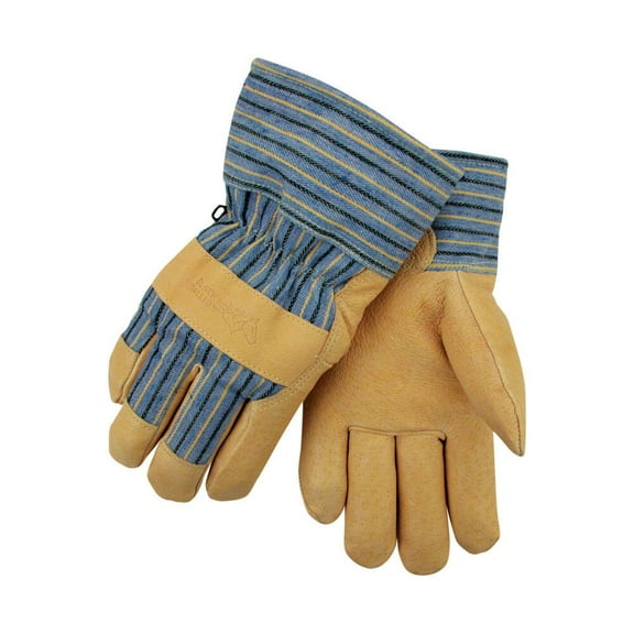 Black Stallion Grain Pigskin Leather Winter Work Gloves Large