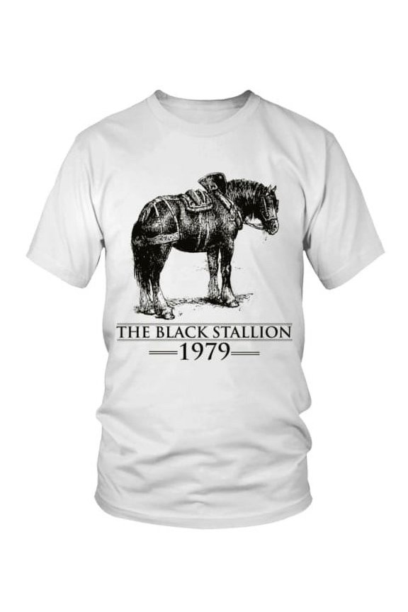 Black Stallion Horse Inspired Graphic Design Everyday T-Shirt