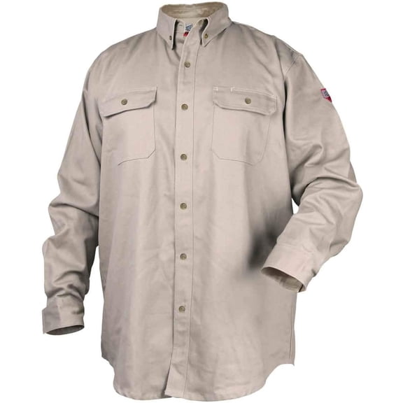 Black Stallion TruGuard 300 NFPA 2112 Flame-Resistant Cotton Work Shirt