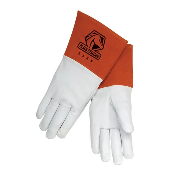 Black Stallion Value-Priced Grain Kidskin Tig Gloves Medium