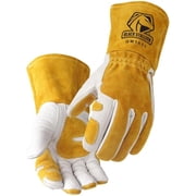 Black Stallion GM1611-WT Cowhide MIG Gloves with Reinforced Palm & Thumb, X-Large
