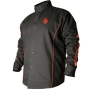 Black Stallion Welding Jacket 9Oz Black Fr Cotton 3X