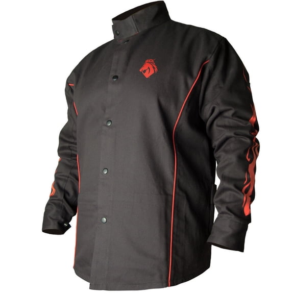 Black Stallion Welding Jacket 9Oz Black Fr Cotton 3X