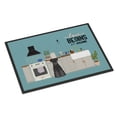 thumbnail image 1 of Black Standard Schnauzer Kitchen Scene Door Mat, 1 of 3