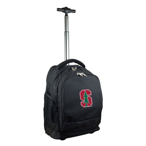 Black Stanford Cardinal 19'' Premium Wheeled Backpack