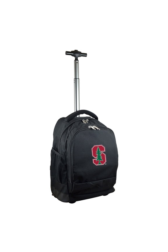 Black Stanford Cardinal 19'' Premium Wheeled Backpack