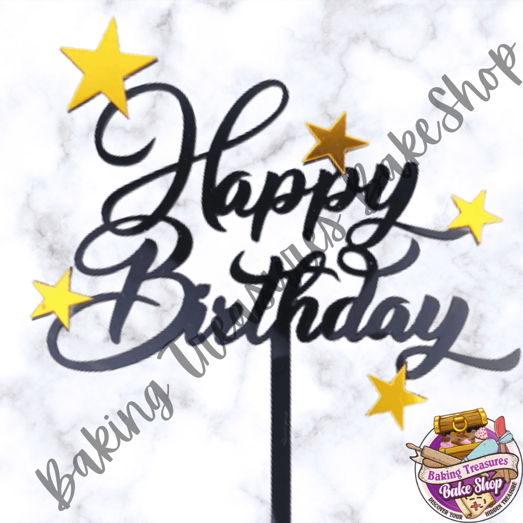 Note musicali Cupcake Toppers, 24 pezzi Rockstar Cupcake Topper Happy Birthday Cake Toppers Decorazioni per Torte Musicali Decorazione per Torta Musicale per bambini tema musicale festa (B