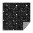 thumbnail image 1 of Black Star Planet Moon Pattern Square Tablecloth,Waterproof Square Table Cover,Wipeable Spillproof Washable Table Cover for Home Kitchen Party Decor 42"X42"(107x107cm), 1 of 6