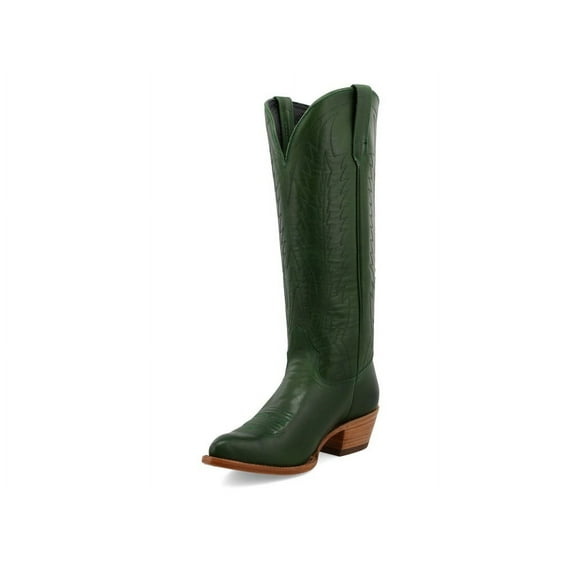 Black Star Western Boots Womens Eden Leather 6 B Emerald WBAL001