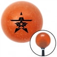 thumbnail image 1 of Black Stars with Stripes Orange Metal Flake Shift Knob with M16 x 1.5 Insert Auto Brody, 1 of 1