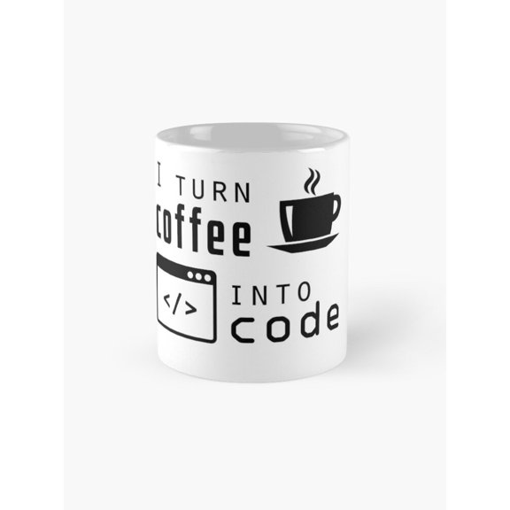 Black Steaming Cup Graphic 11oz Ceramic Mug, Microwave and Dishwasher Safe