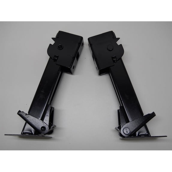 Black Steel 1000 lbs, RV Trailer Popup Stabilizer Jack Stands, 2 Pack